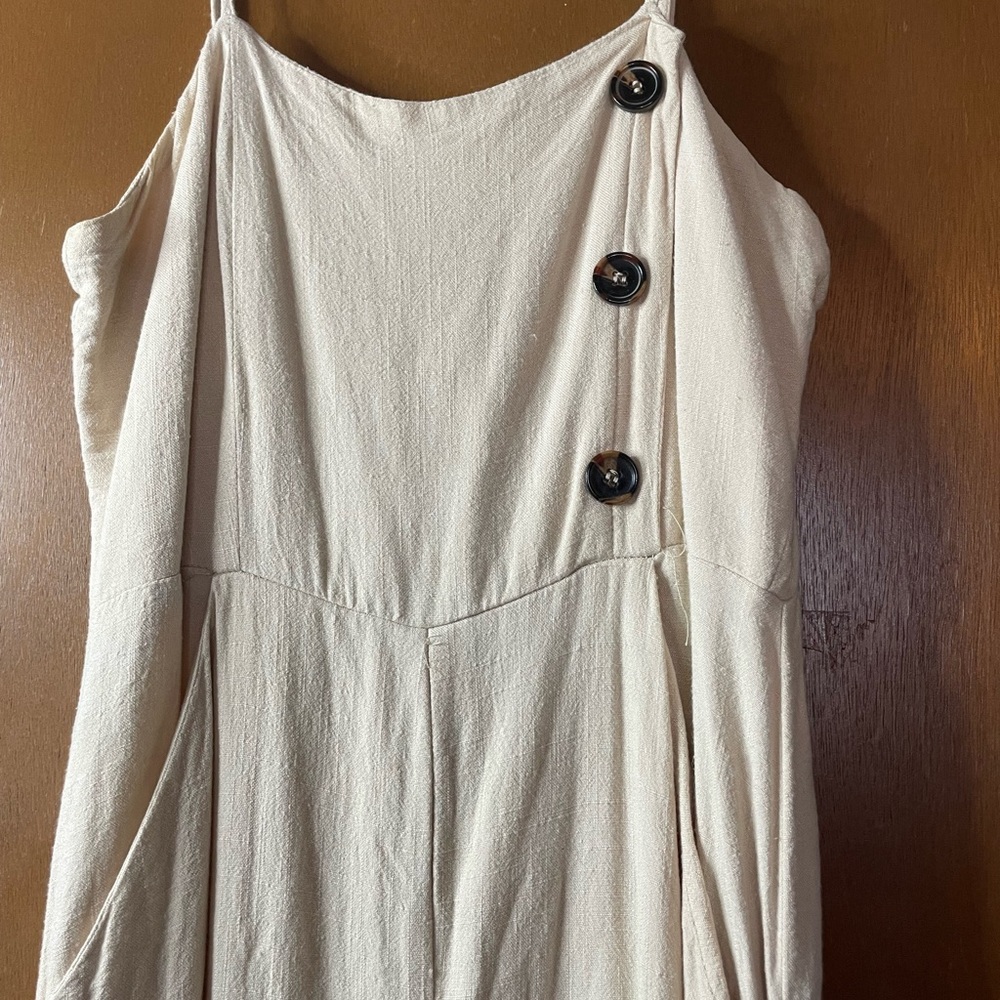 Forever 21 Cream jupsuit